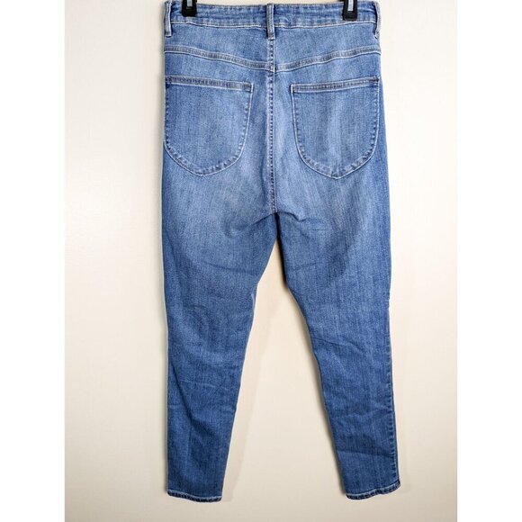 Garage Super High Rise Skinny Medium Wash Jeans 11 - Picture 6 of 11